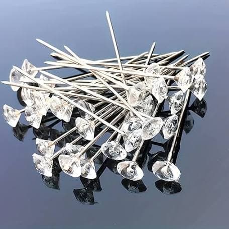 סיכת ראש יהלום גדול