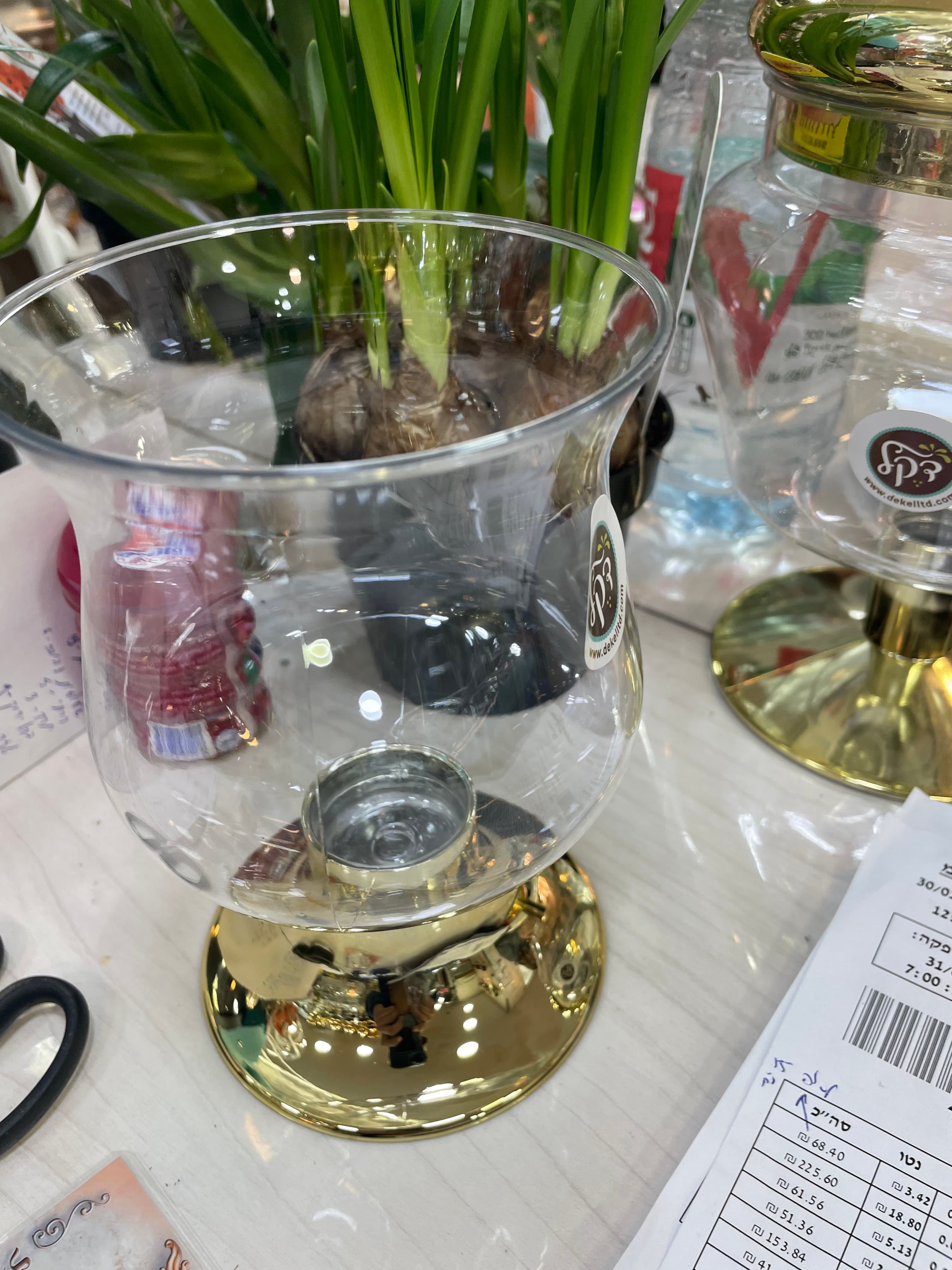 גביע פלסטי זהב