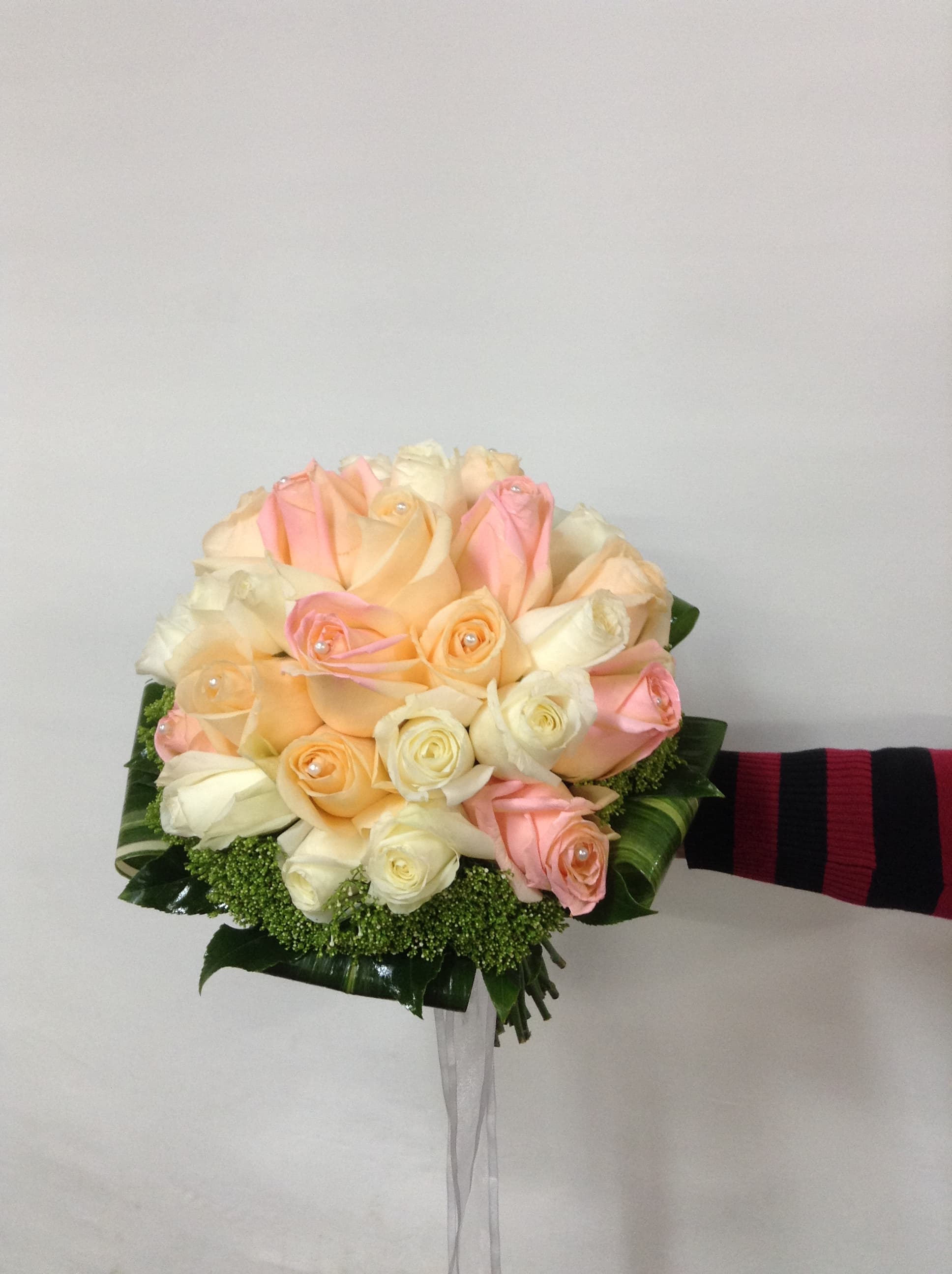 זר כלה מיקס ורדים