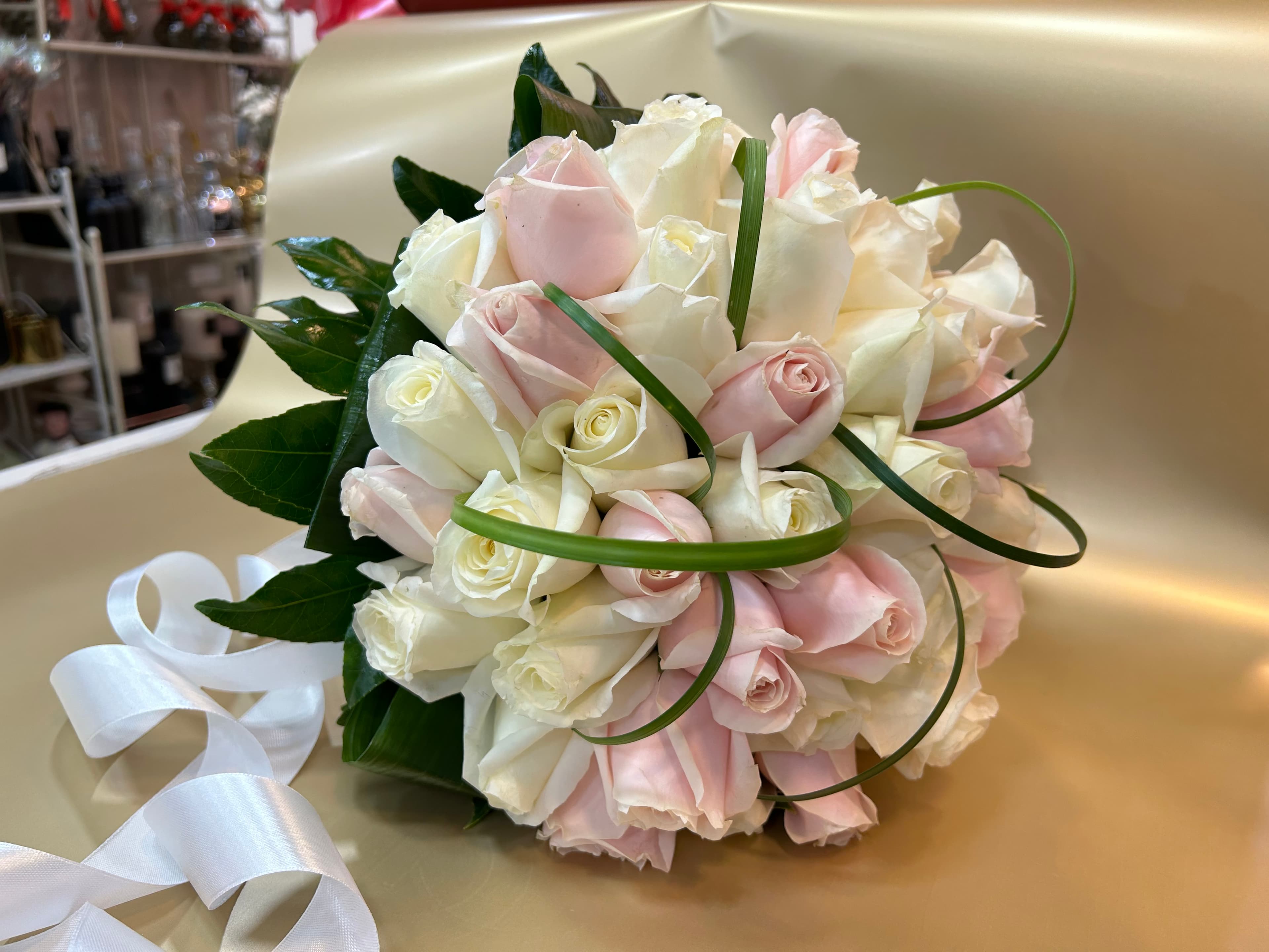 זר כלה בגווני פסטל